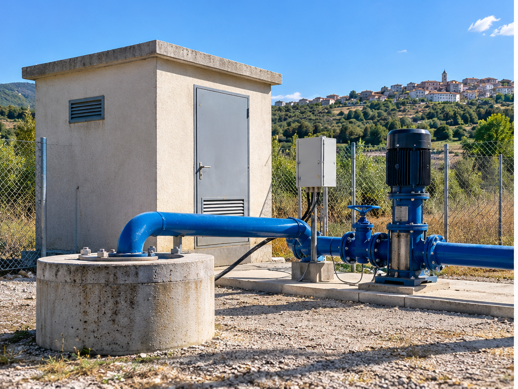 Control del ciclo de agua potable - Pozo municipal